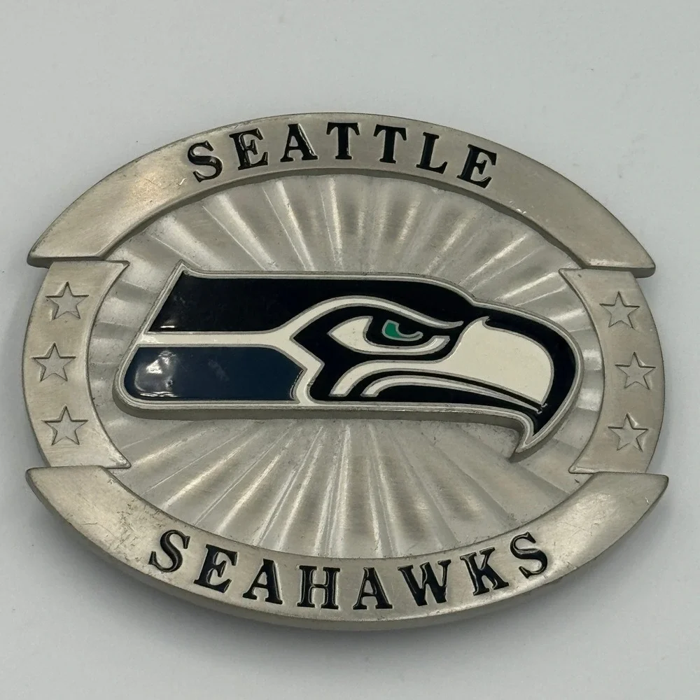 Siskiyou Sports Seattle Seahawks NFL Belt Buckle Vintage 2005 OFB 155